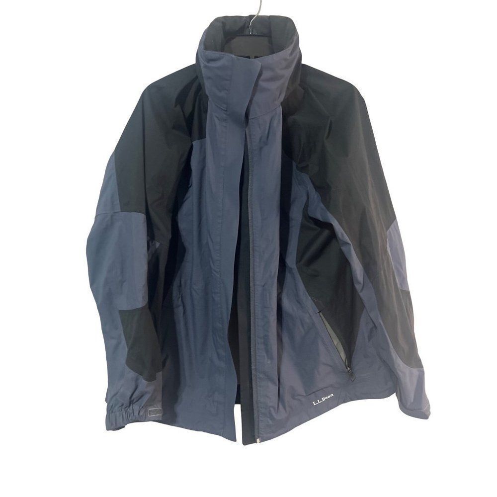L.L Bean‎ Women’s Large Hooded Rain Coat Waterproof Zip Up